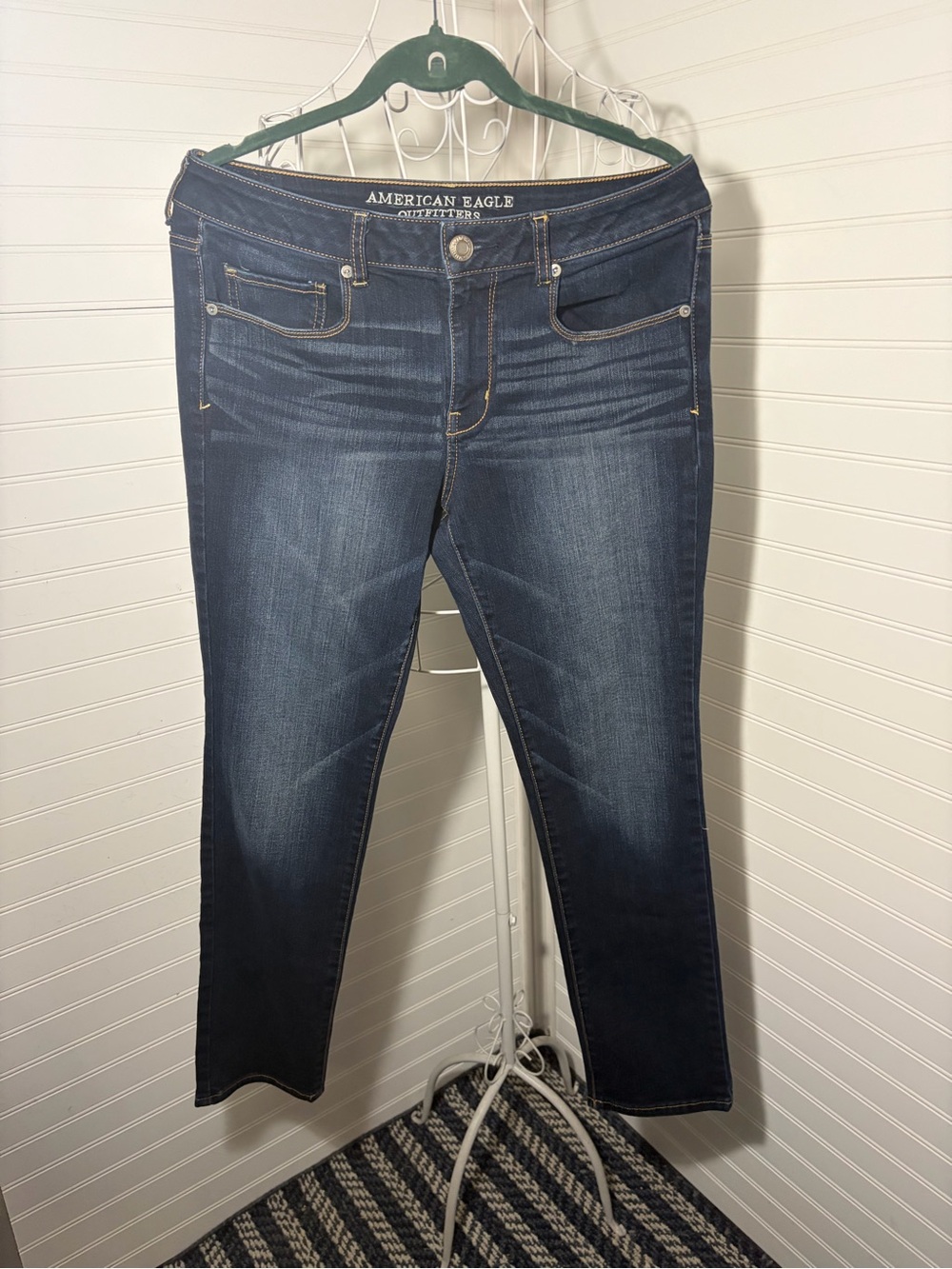 American Eagle Outfitters Dark Blue Skinny Jeans